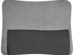 Divano letto angolare 3 posti NASSJO Lino sintetico Grigio Lato destro