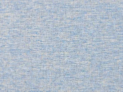 Divano letto angolare 3 posti SIMRIS Tessuto Azzurro con contenitore Lato Sinistro