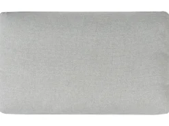 Divano letto angolare 3 posti HRISEY Lino sintetico Grigio chiaro con contenitore Lato destro