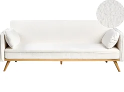 Divano letto ASAA Bouclé Bianco sporco