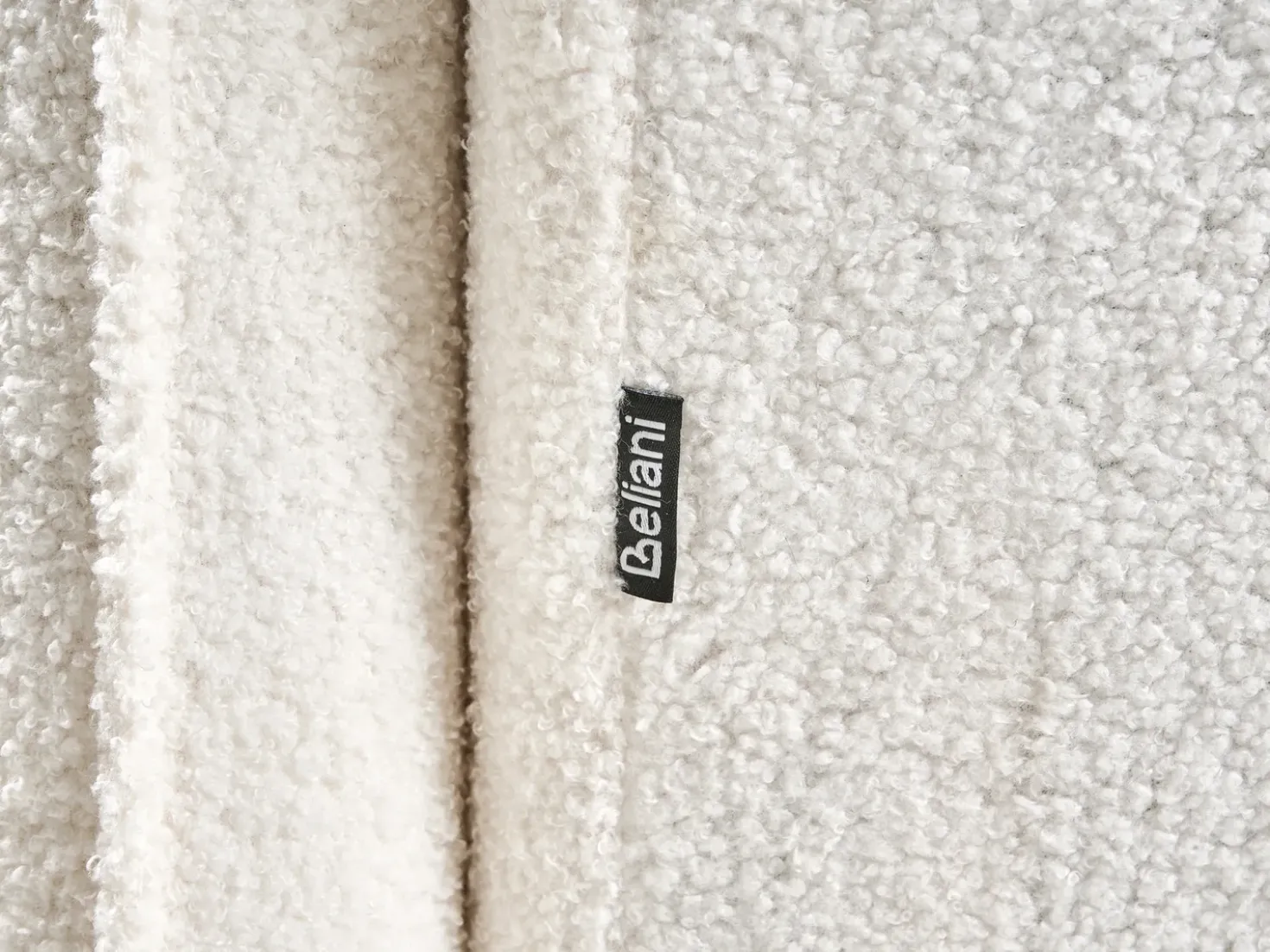 Divano letto ASAA Bouclé Bianco sporco