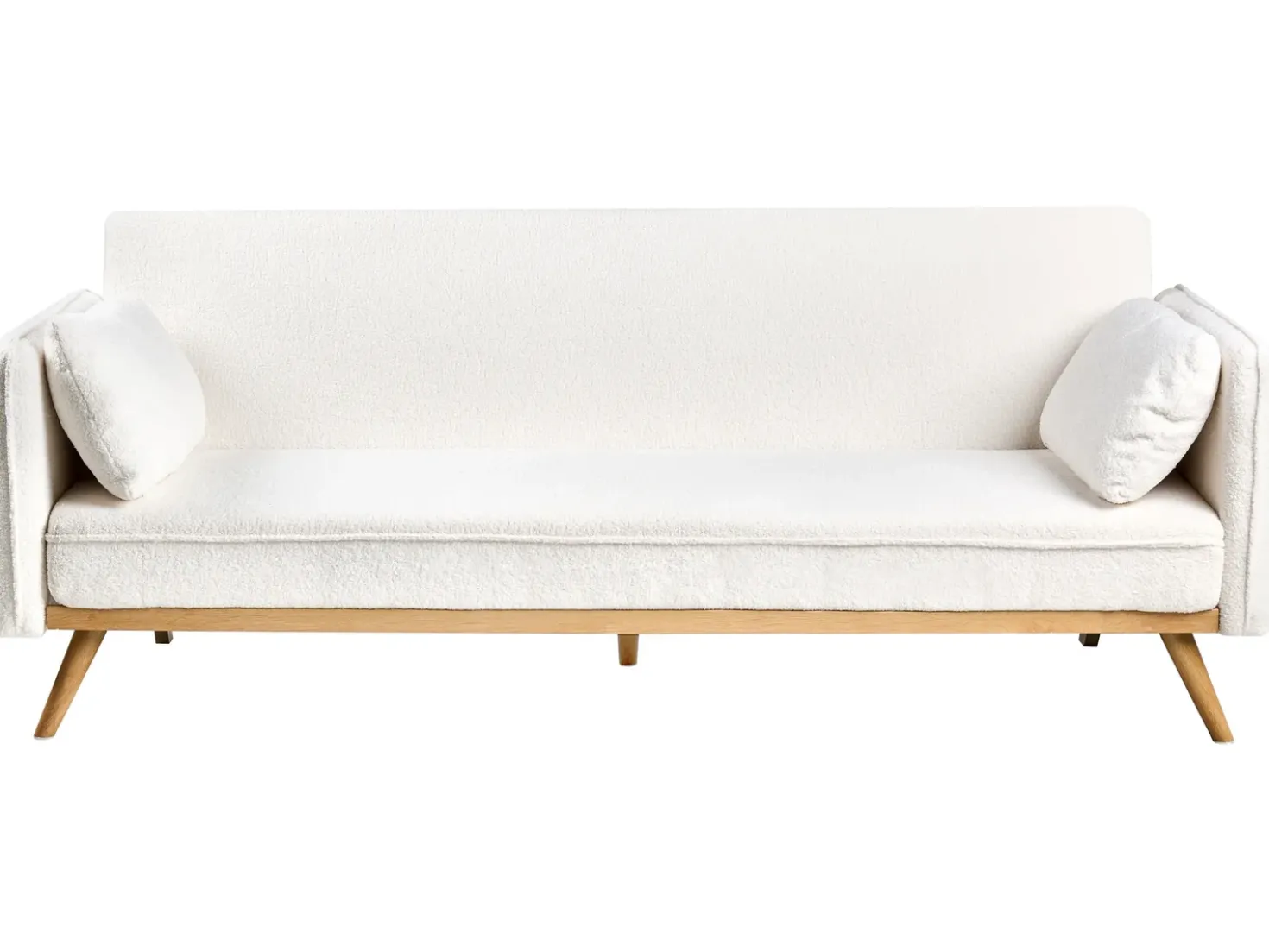 Divano letto ASAA Bouclé Bianco sporco