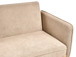 Divano letto ASAA Tessuto Marrone chiaro