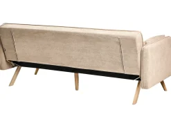 Divano letto ASAA Tessuto Marrone chiaro