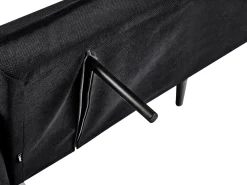 Divano letto ASAA Tessuto Nero