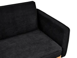 Divano letto ASAA Tessuto Nero