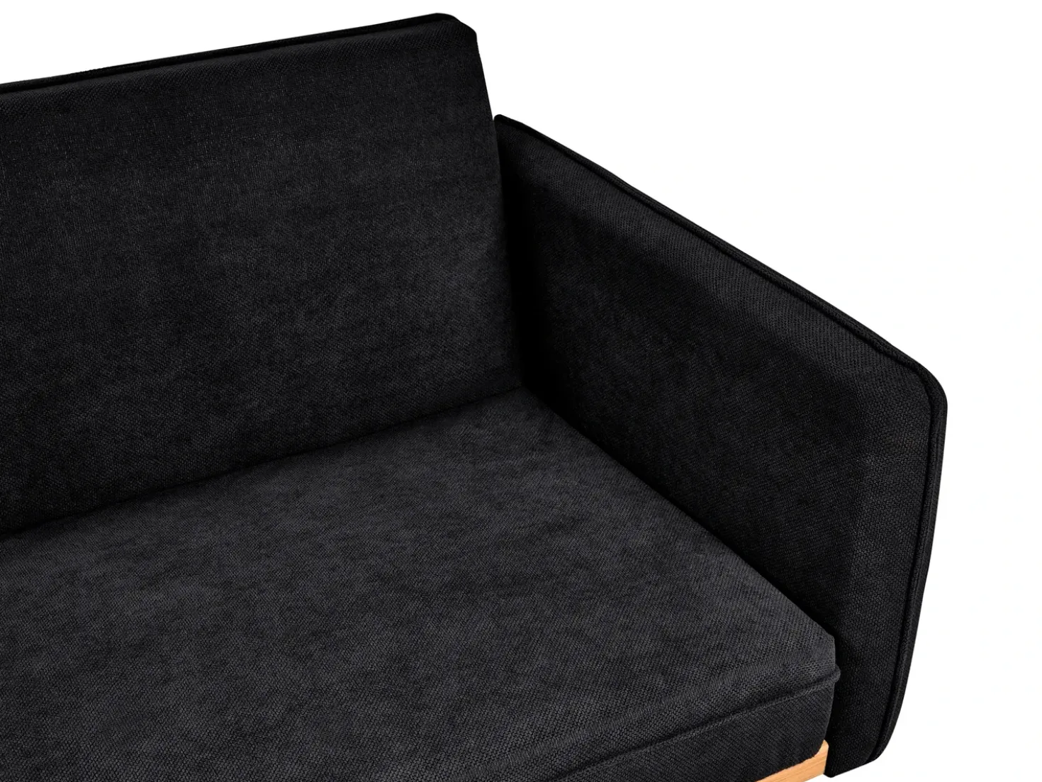 Divano letto ASAA Tessuto Nero