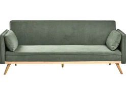 Divano letto ASAA Tessuto Verde chiaro