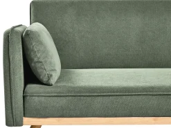 Divano letto ASAA Tessuto Verde chiaro