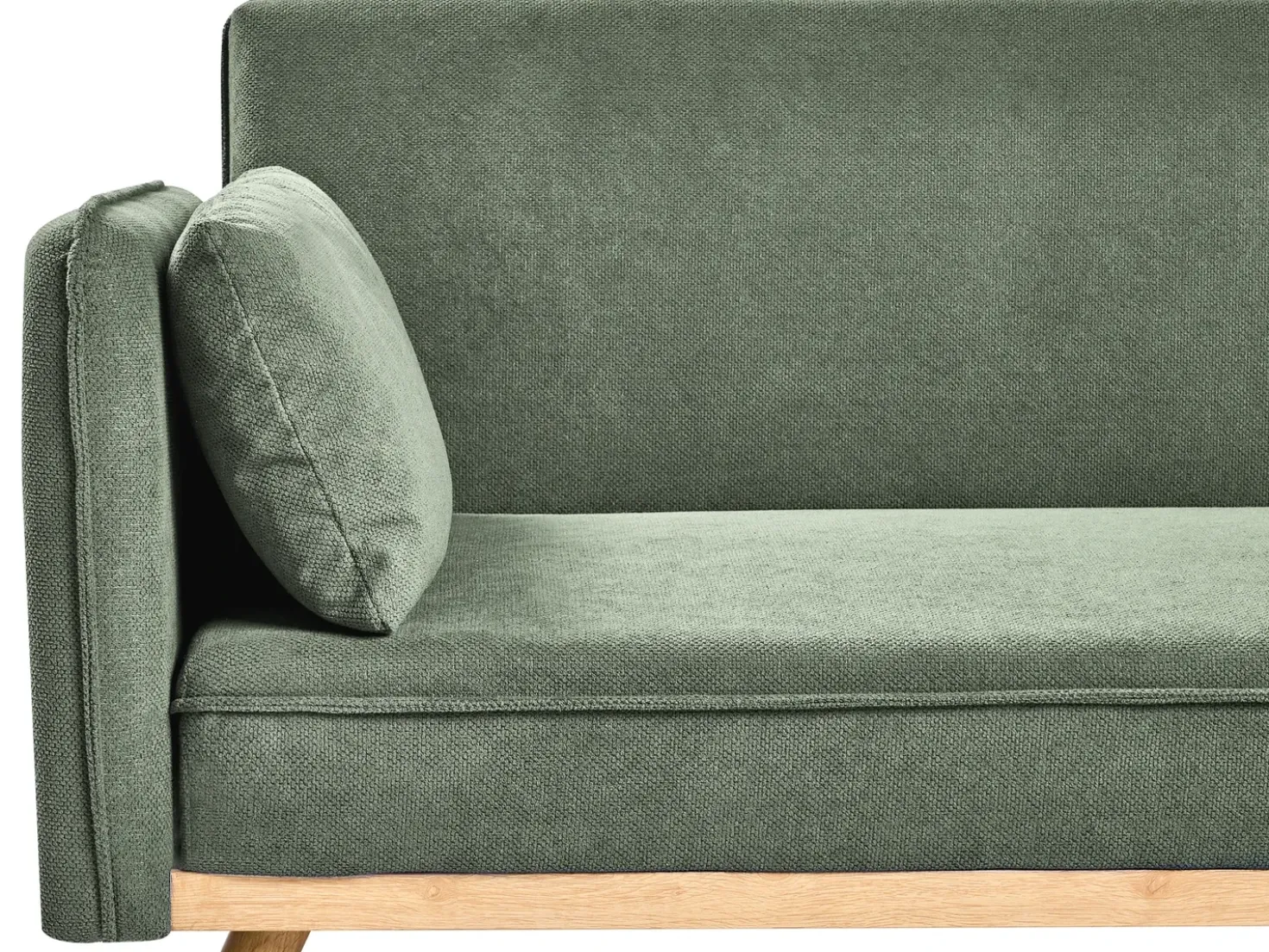 Divano letto ASAA Tessuto Verde chiaro
