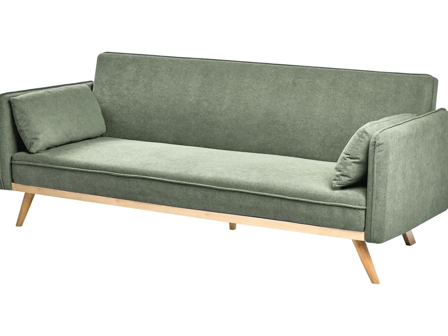 Divano letto ASAA Tessuto Verde chiaro