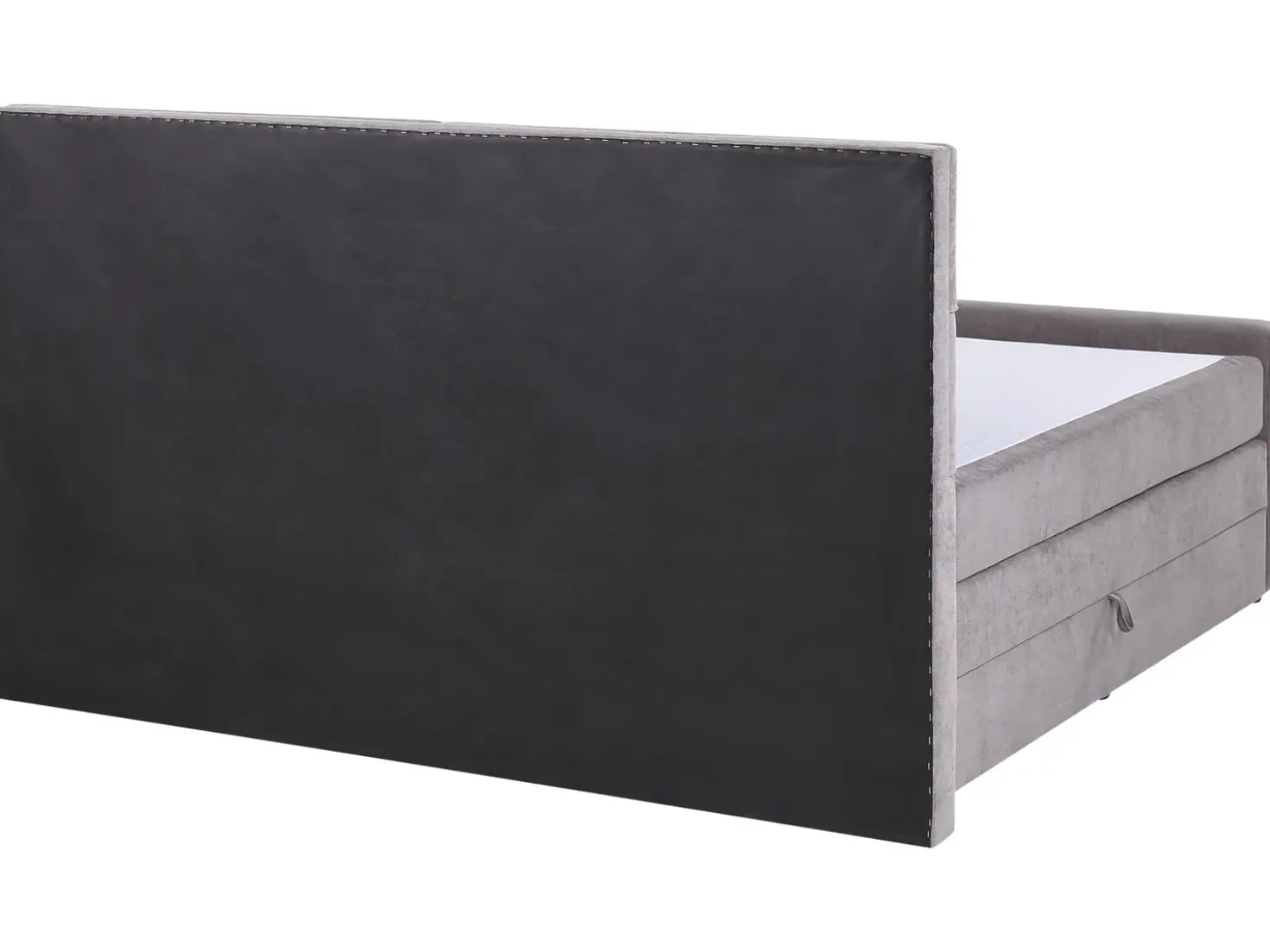 Divano letto con contenitore Tessuto ARISTOCRAT 180 x 200 cm Tortora