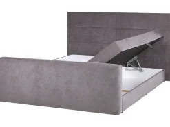Divano letto con contenitore Tessuto ARISTOCRAT 180 x 200 cm Tortora
