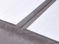Divano letto con contenitore Tessuto ARISTOCRAT 180 x 200 cm Tortora
