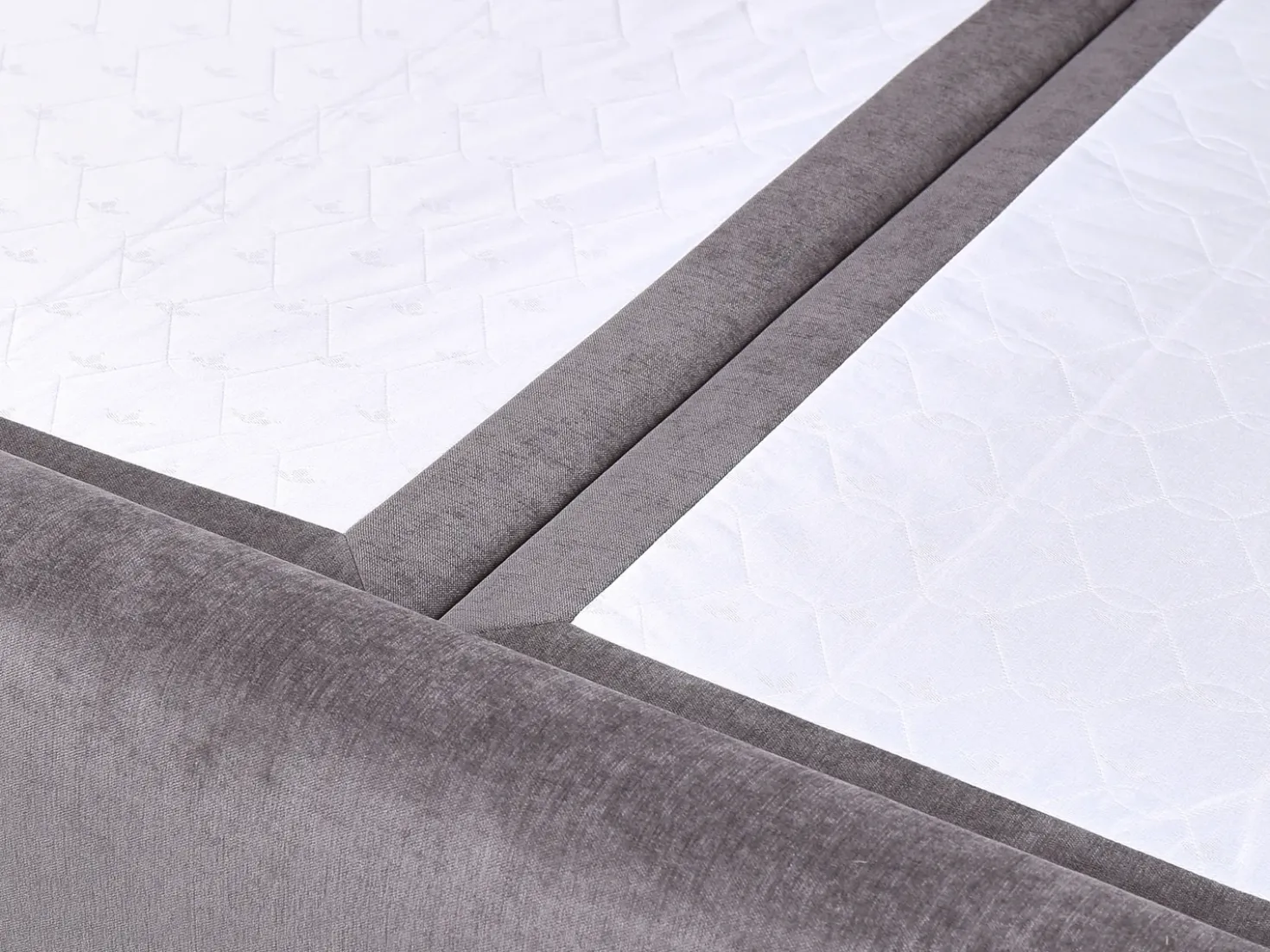 Divano letto con contenitore Tessuto ARISTOCRAT 180 x 200 cm Tortora
