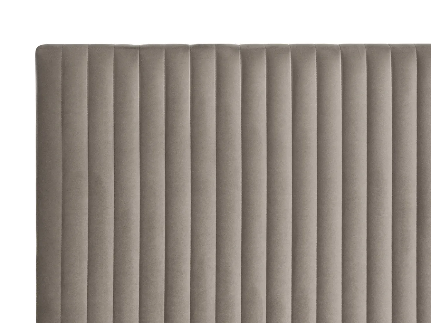 Divano letto con contenitore Velluto DAME 180 x 200 cm Tortora