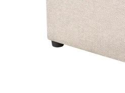 Divano letto con contenitore Tessuto CHANCELLOR 180 x 200 cm Beige chiaro