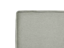 Divano letto con contenitore Tessuto DYNASTY 160 x 200 cm Grigio chiaro