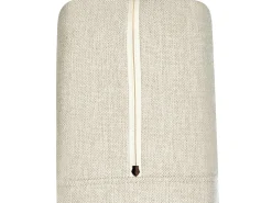 Divano letto con contenitore Tessuto MINISTER 180 x 200 cm Beige chiaro