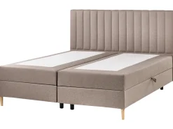 Divano letto con contenitore Tessuto OFFICER 180 x 200 cm Tortora