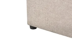 Divano letto con contenitore Tessuto CHANCELLOR 180 x 200 cm Tortora
