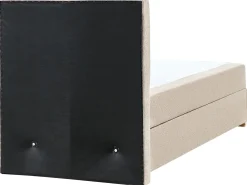 Divano letto con contenitore Tessuto MAJOR 90 x 200 cm Tortora