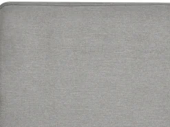 Divano letto con contenitore Tessuto MINISTER 180 x 200 cm Grigio chiaro