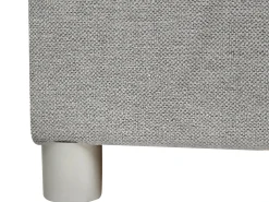 Divano letto con contenitore Tessuto MINISTER 180 x 200 cm Grigio chiaro