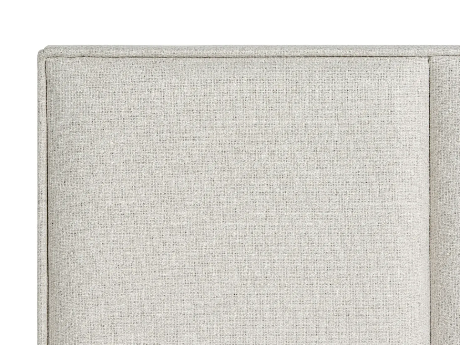 Divano letto con contenitore Tessuto BARONET 180 x 200 cm Bianco sporco