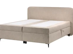 Divano letto con contenitore Tessuto REGENT 160 x 200 cm Tortora