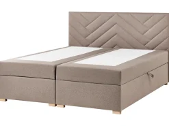 Divano letto con contenitore Tessuto ESQUIRE 180 x 200 cm Tortora