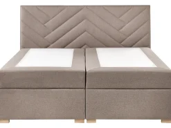 Divano letto con contenitore Tessuto ESQUIRE 180 x 200 cm Tortora