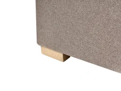 Divano letto con contenitore Tessuto ESQUIRE 180 x 200 cm Tortora
