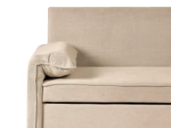 Divano letto HORMA Tessuto Marrone chiaro