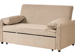 Divano letto HORMA Tessuto Marrone chiaro