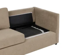 Divano letto INKOO Tessuto Marrone