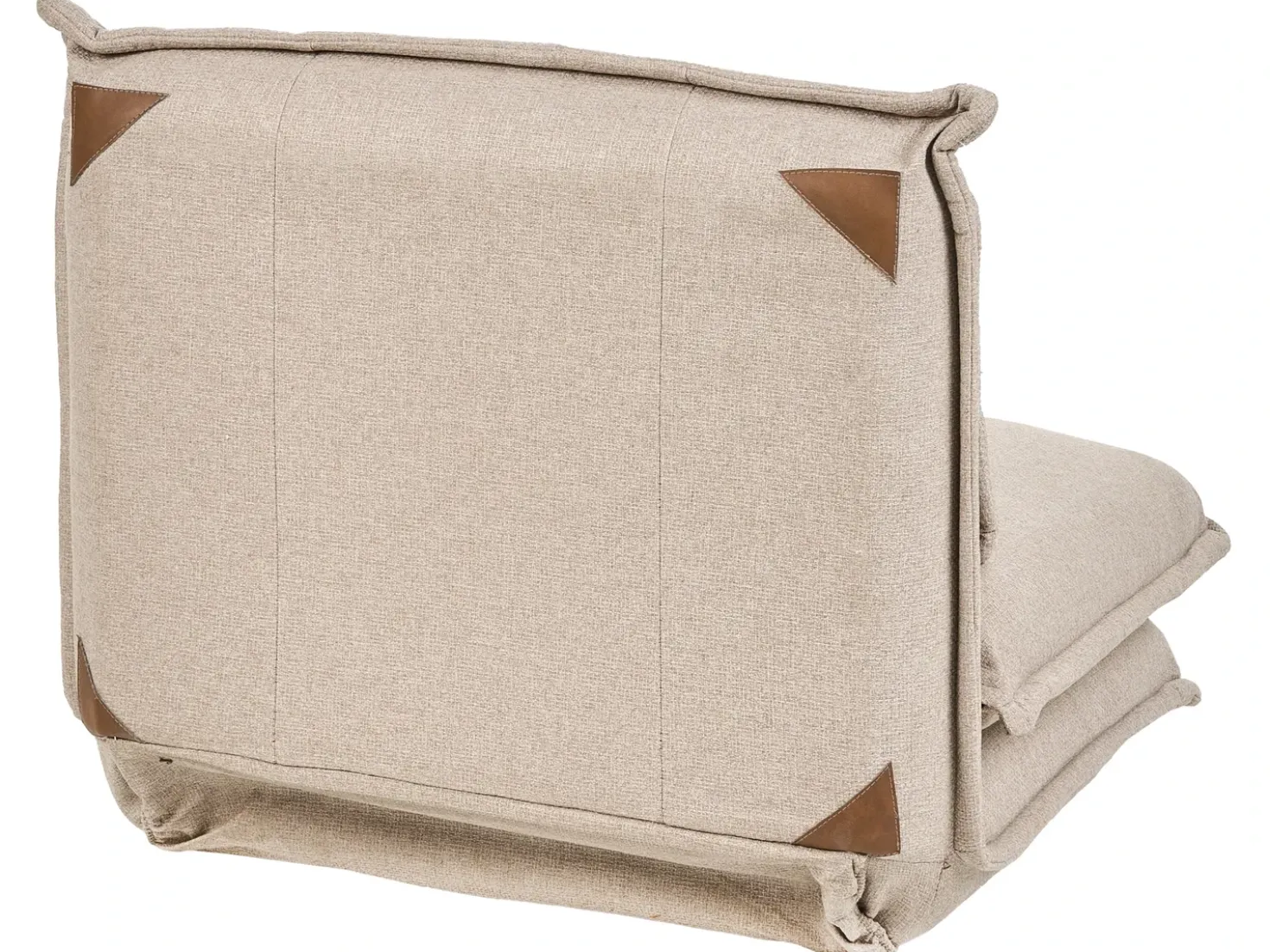 Divano letto singolo DELLEN Tessuto Beige
