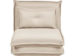 Divano letto singolo DELLEN Tessuto Beige