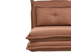Divano letto singolo DELLEN Tessuto Marrone