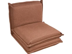 Divano letto singolo DELLEN Tessuto Marrone