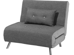 Divano letto singolo FARRIS Tessuto Grigio scuro