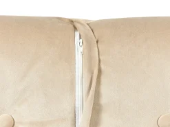 Divano letto singolo FARRIS Velluto Beige sabbia