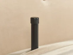 Divano letto singolo FARRIS Velluto Beige sabbia