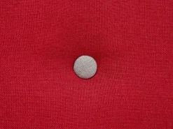 Divano letto singolo FARRIS Tessuto Rosso