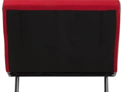Divano letto singolo FARRIS Tessuto Rosso