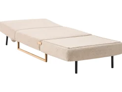 Divano letto singolo JERSLEV Tessuto Marrone chiaro