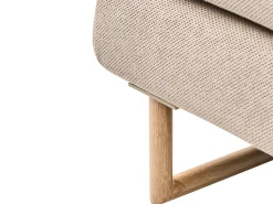 Divano letto singolo JERSLEV Tessuto Marrone chiaro