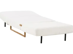 Divano letto singolo JERSLEV Bouclé Bianco sporco