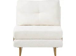 Divano letto singolo JERSLEV Bouclé Bianco sporco