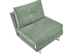 Divano letto singolo JERSLEV Tessuto Verde chiaro